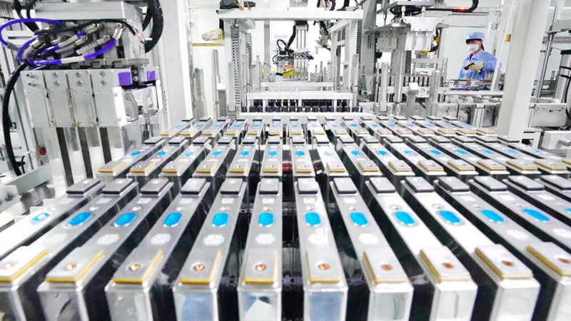 China steigert Produktion von Lithium-Ionen-Batterien im ersten Halbjahr deutlich