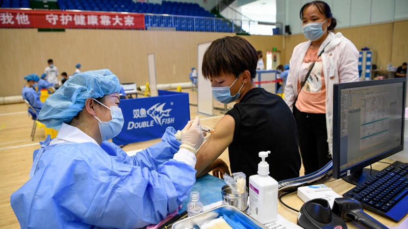 COVID-19-Impfung für Minderjährige zwischen 15 und 17 Jahren in Chinas Ningxia