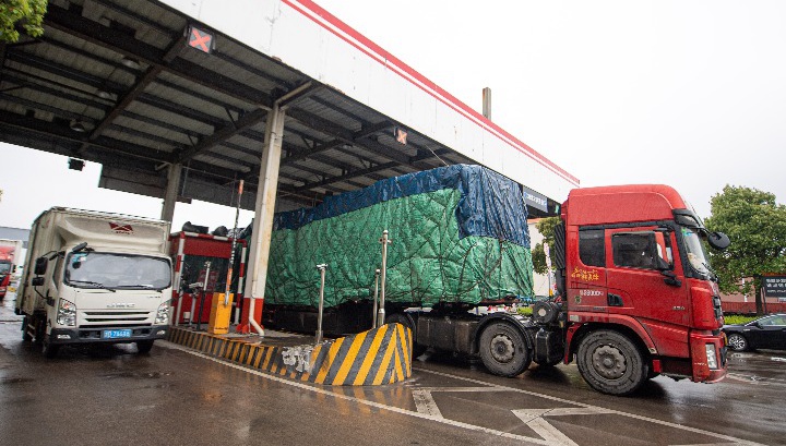 Fotoreportage: Das Güterverteilungszentrum von Hangzhou in Ostchina