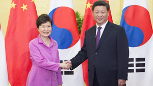 Xi Jinping trifft Park Geun-hye in Beijing