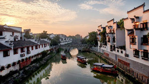 Landschaft des Kreises Feixi in der Provinz Anhui