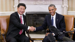 Xi Jinping führt Gespräche mit Obama