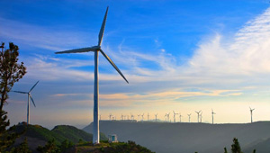 Windenergie erzielt neues Hochin Shandong
