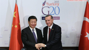 Xi Jinping trifft Präsidenten der Türkei Recep Tayyip Erdogan