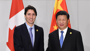 Xi Jinping trifft kanadischen Premierminister Trudeau