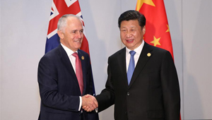 Xi Jinping trifft australischen Premierminister Turnbull