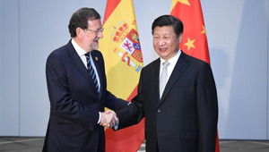 Xi Jinping trifft spanischen Premier Rajoy