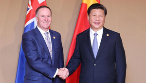 Xi Jinping trifft Neuseelands Premierminister