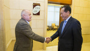 Cai Mingzhao trifft sich mit Generaldirektor der Russia Today International Information Agency Dmitry Kiselev