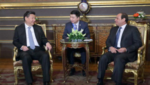 Xi Jinping trifft äyptischen Präsidenten Abdel Fattah al-Sisi