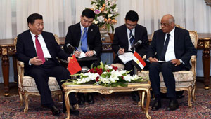 Xi drängt zu engerem parlamentarischen Austausch zwischen China und Ägypten