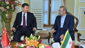 Xi Jinping trifft sich mit iranischem Parlamentspräsidenten Ali Larijani