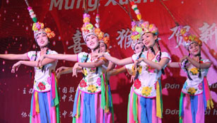 Frühlingsfestfeier in Hanoi