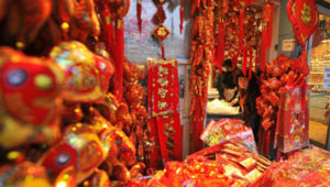 New Yorks Chinatown begrüßt das bevorstehende Frühlingsfest