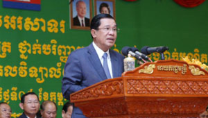 Kambodschanischer Premier wiederholt die Haltung zur Angelegenheit des Südchinesischen Meeres