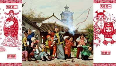 Scherenschnittsbilder: wie verbringen Chinesen das traditionelle Neujahrsfest