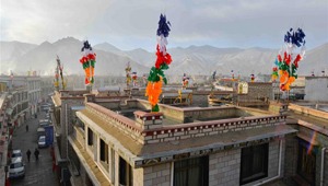 Losar in Lhasa gefeiert