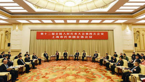Plenarsitzung von Abgeordneten aus Shanghai abgehalten