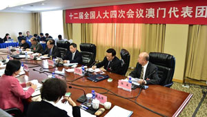 Plenarsitzung der Delegation aus Macau abgehalten