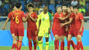 Frauenfußball in Rio 2016: China 2:0 Südafrika