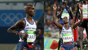 Großbritanniens Mohamed Farah gewinnt Goldmedaille im Finale 10000m Männer