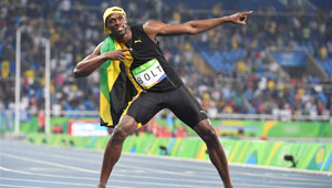 Usain Bolt holt dritte Goldmedaille im 100-Meter-Lauf