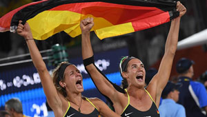 Deutschland gewinnt Goldmedaille beim Teamfinale des Damen-Beachvolleyballs