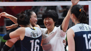 Chinas Frauen-Volleyballmanschaft zieht ins Finale