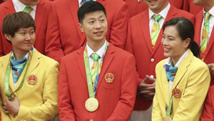 Chinesische Olympiadelegation zurück in Beijing