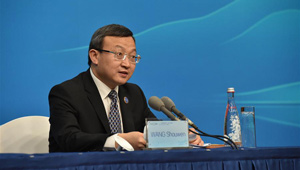 Pressekonferenz von Chinas Vize-Handelsminister Wang Shouwen über die erwartenden Errungenschaften in Handelsgesprächen beim G20-Gipfel