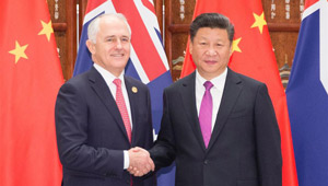 Xi Jinping trifft australischen Premierminister in Hangzhou