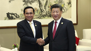 Xi Jinping trifft thailändischen Premierminister in Hangzhou