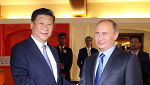 Xi Jinping trifft Wladimir Putin in Goa