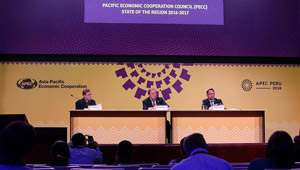 PECC - State of the Region 2016-2017 Pressekonferenz in Lima
