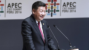 Xi Jinping hält Rede beim Gipfeltreffen der APEC