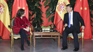 Xi Jinping trifft spanische Premierministerin in Gran Canaria