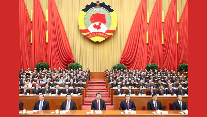 Chinas Führungen nehmen an der fünften Tagung des 12. Landeskomitees der PKKCV teil