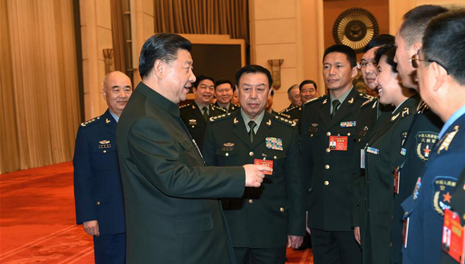 Xi nimmt an Podiumsdiskussion mit Delegierten des 12. NVK von der VBA teil