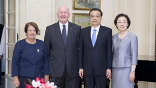 Li Keqiang trifft australischen Generalgouverneur in Canberra
