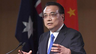 Chinesischer Ministerpräsident gelobt Beteiligung an Förderung der wirtschaftlichen Globalisierung mit Australien