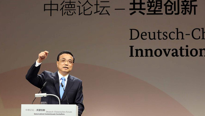 Li Keqiang und Merkel nehmen an bilateralem Forum in Berlin teil