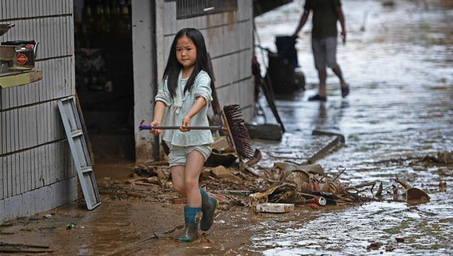Starker Regen droht Jiangxi