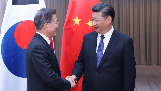 Xi Jinping trifft südkoreanischen Amtskollegen in Berlin