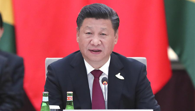Xi Jinping nimmt an informellem Führungstreffen der BRICS teil