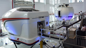 Erster Spitzen-Vollflug-Simulator in Tianjin ausgeliefert