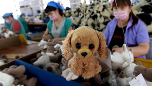 Spielzeugindustrie im Kreis Shangcai in Henan