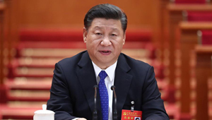 Xi Jinping sitzt Vorbereitungssitzung für den 19. Parteitag der KPCh vor