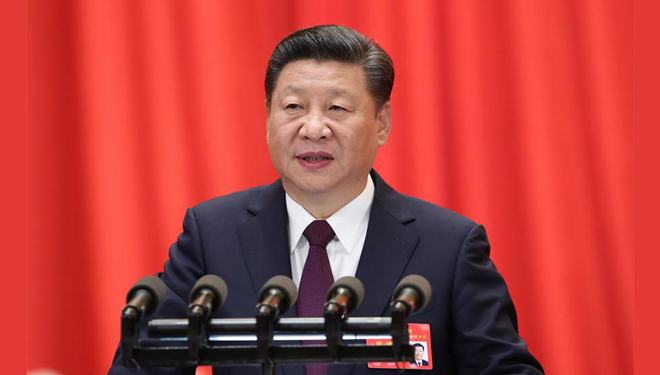 Xi Jinping übermittelt einen Bericht an den 19. Parteitag der KPCh