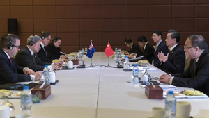 Außenminister Wang Yi trifft stellvertretenden Premierminister und Außenminister von Neuseeland in Vietnam