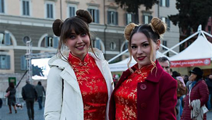 Feier zum chinesischen Mond-Neujahr in Rom
